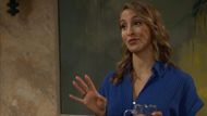 Lily (Christel Khalil) is going to get used to having Cane (Billy Flynn) back in her life on The Young and the Restless | Image: CBS